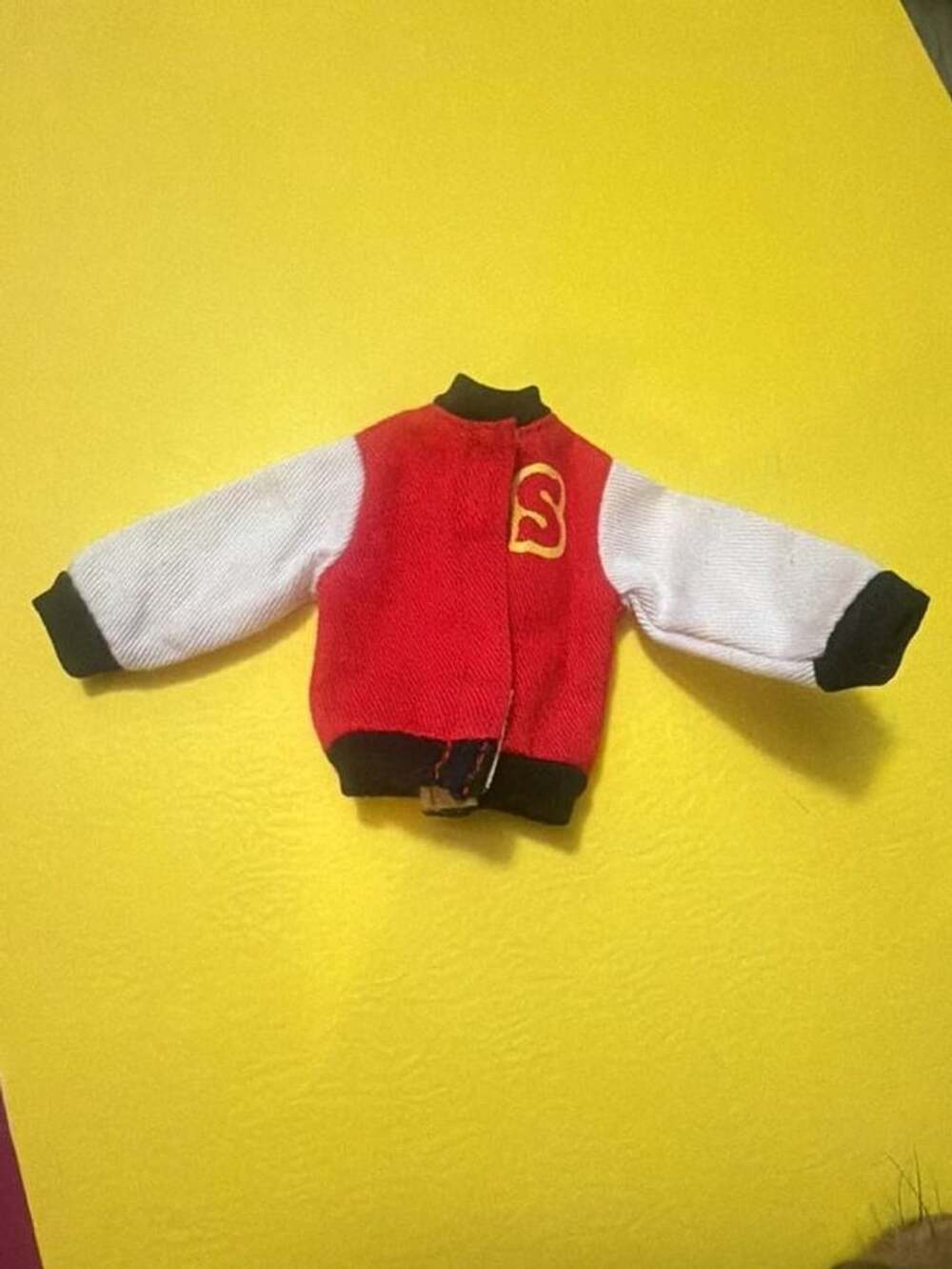 Mattel Barbie Skipper School Days Varsity Jacket Red White